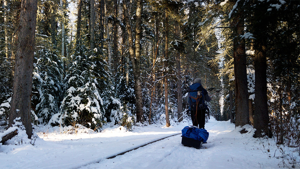 winter hiking