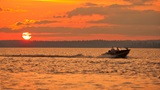Saskatchewan sunset on Jan Lake 